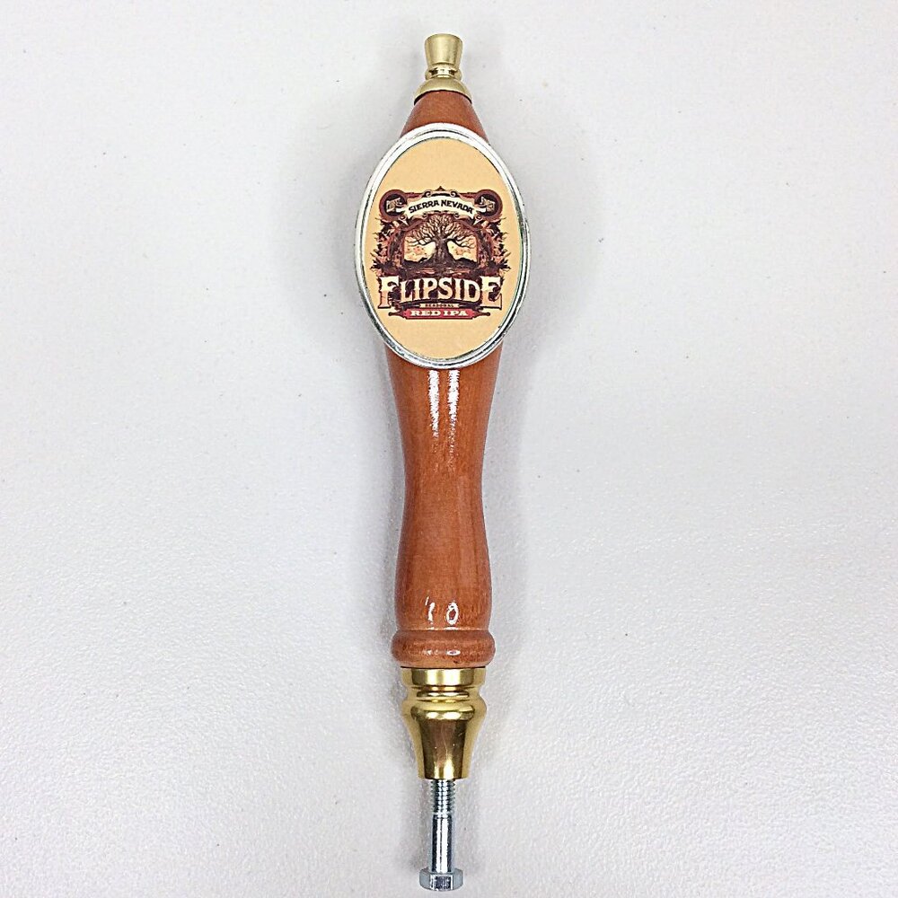 Sierra Nevada Flipside Seasonal Red IPA Beer Tap Handle Wood 11.5" Tall